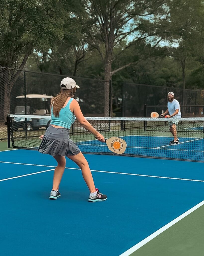 Pickleball courts at an RV resort near Fort Walton Beach FL
